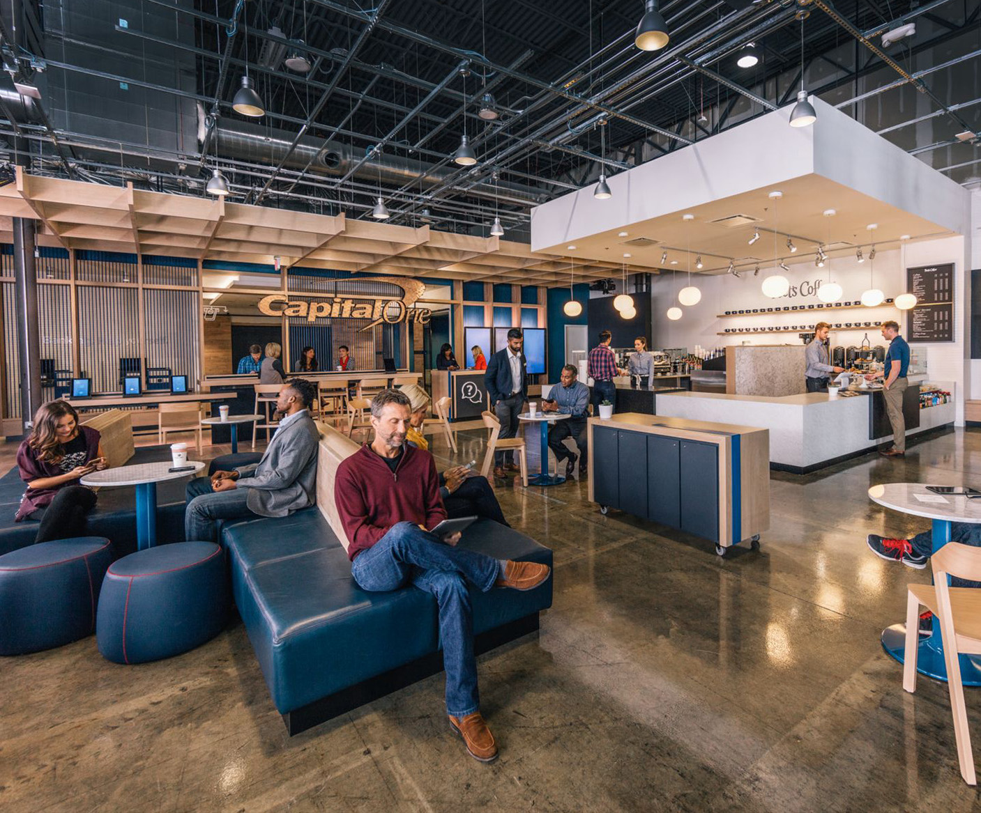 Inside a Capital One Cafe