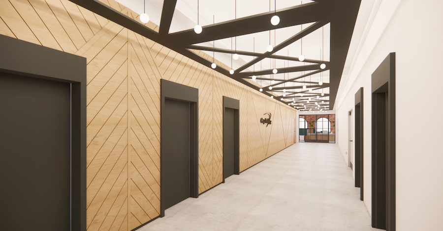 Renderings of inside Capital One